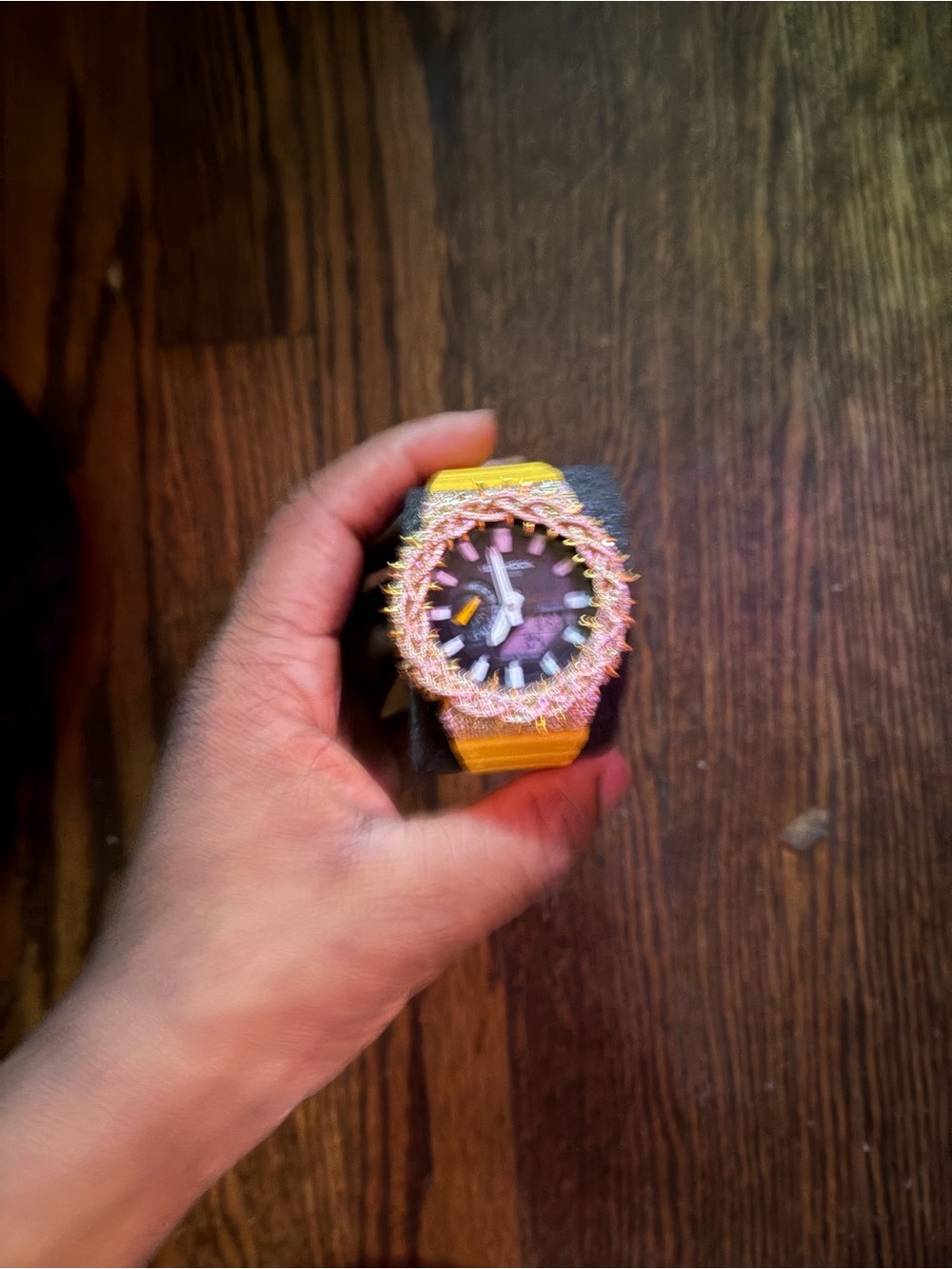 Custom iced moisanite gshock